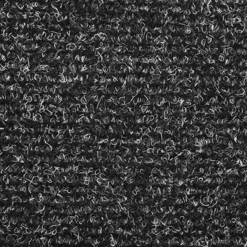 Selbstklebende Treppenmatten 10 Stk. Dunkelgrau 65x21x4 cm