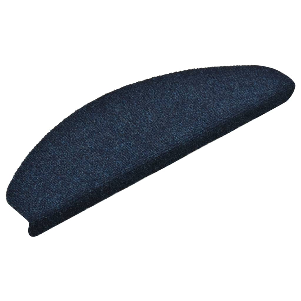 Selbstklebende Treppenmatten 10 Stk. Marineblau 65x21x4cm