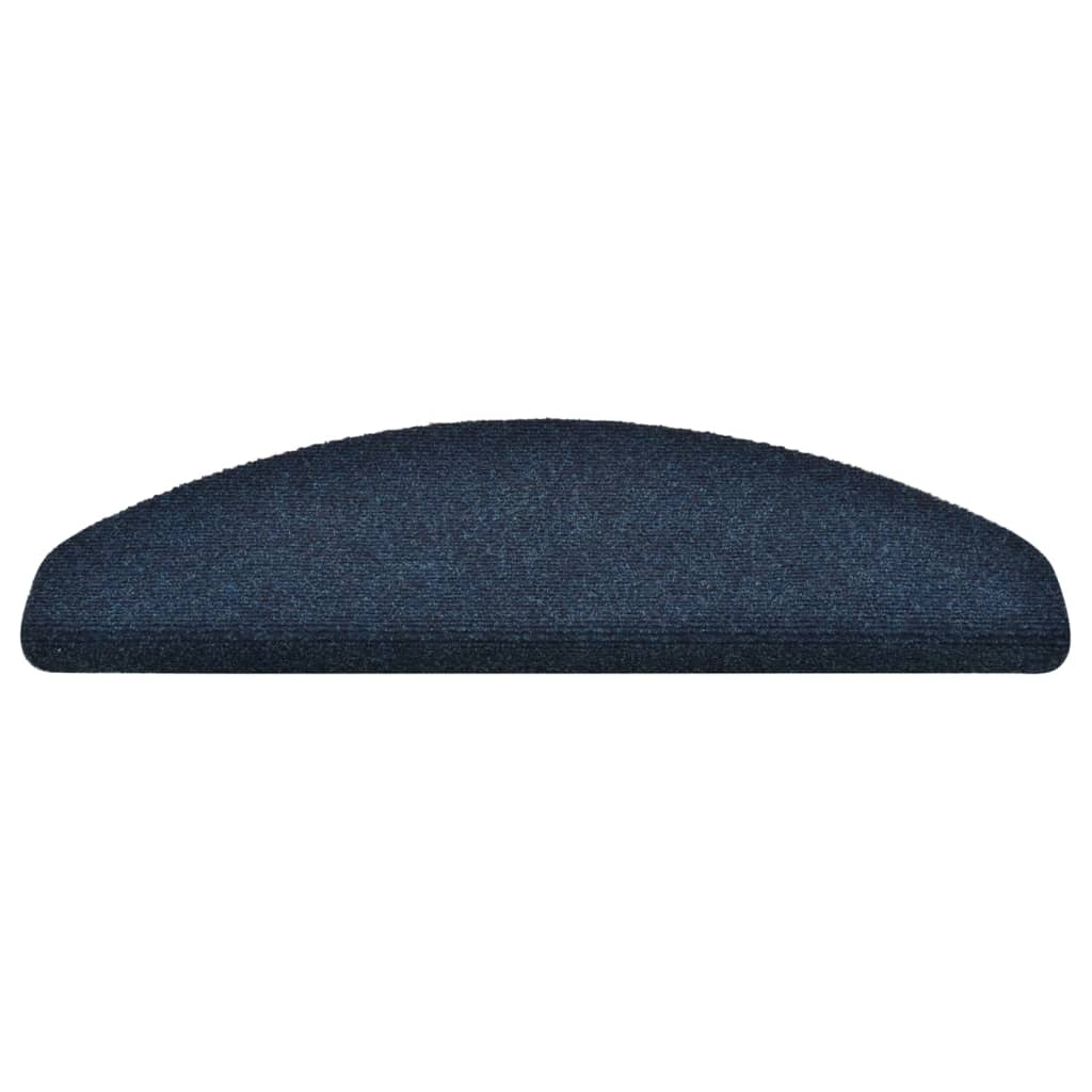 Selbstklebende Treppenmatten 10 Stk. Marineblau 65x21x4cm