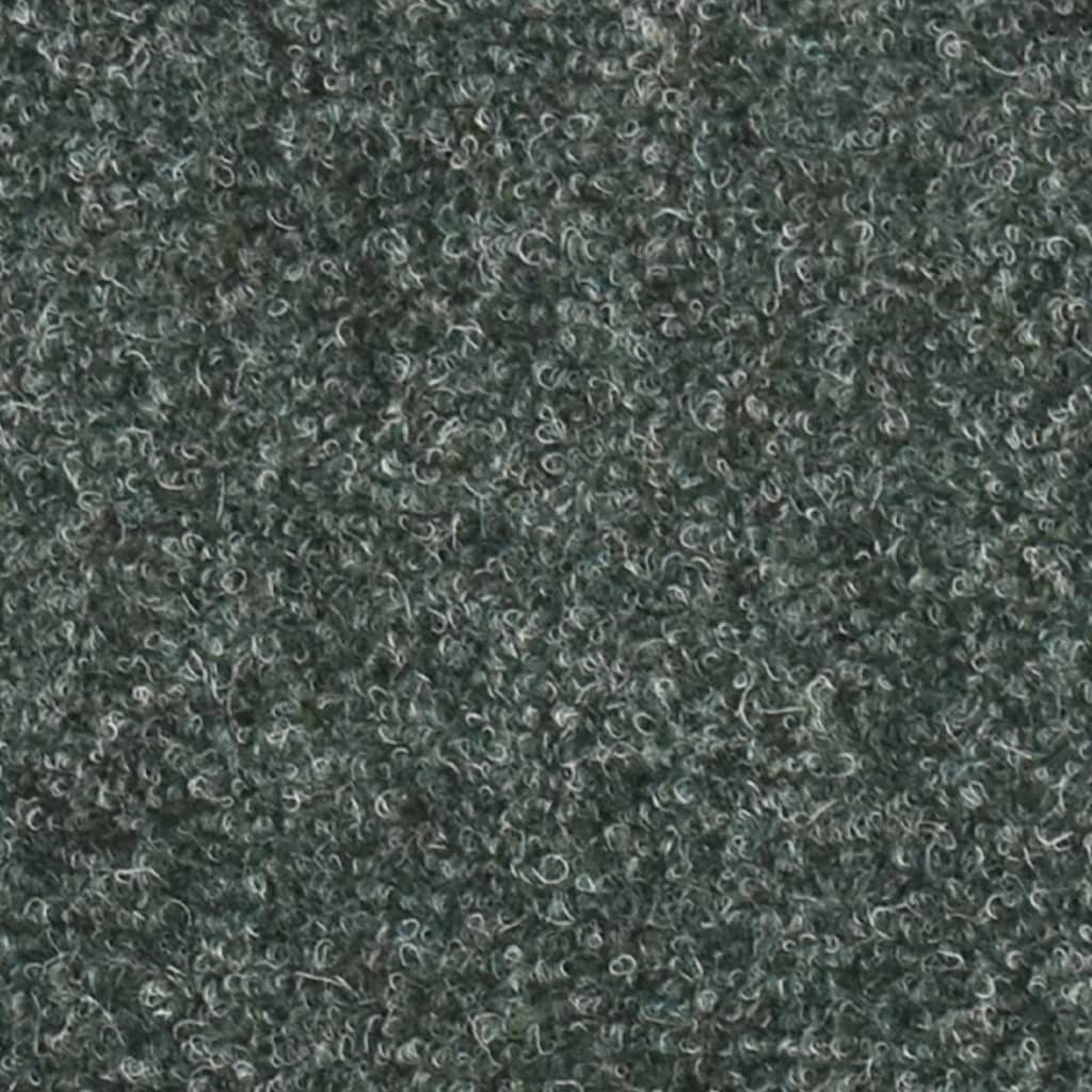 Selbstklebende Treppenmatten 10 Stk. Grün 65x21x4cm Nadelvlies