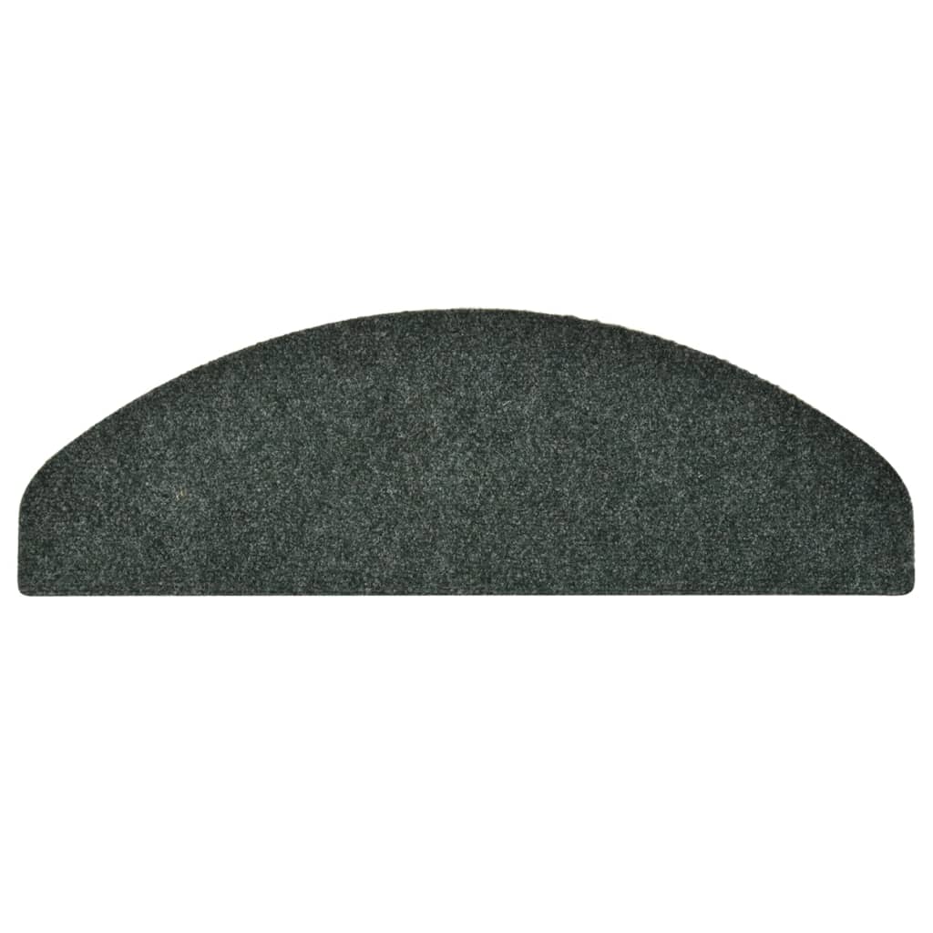 Selbstklebende Treppenmatten 10 Stk. Grün 65x21x4cm Nadelvlies