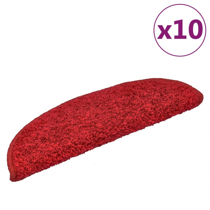 Stufenmatten 10 Stk. 56x17x3 cm Rot