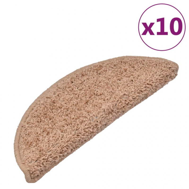 Stufenmatten 10 Stk. 65x21x4 cm Beige