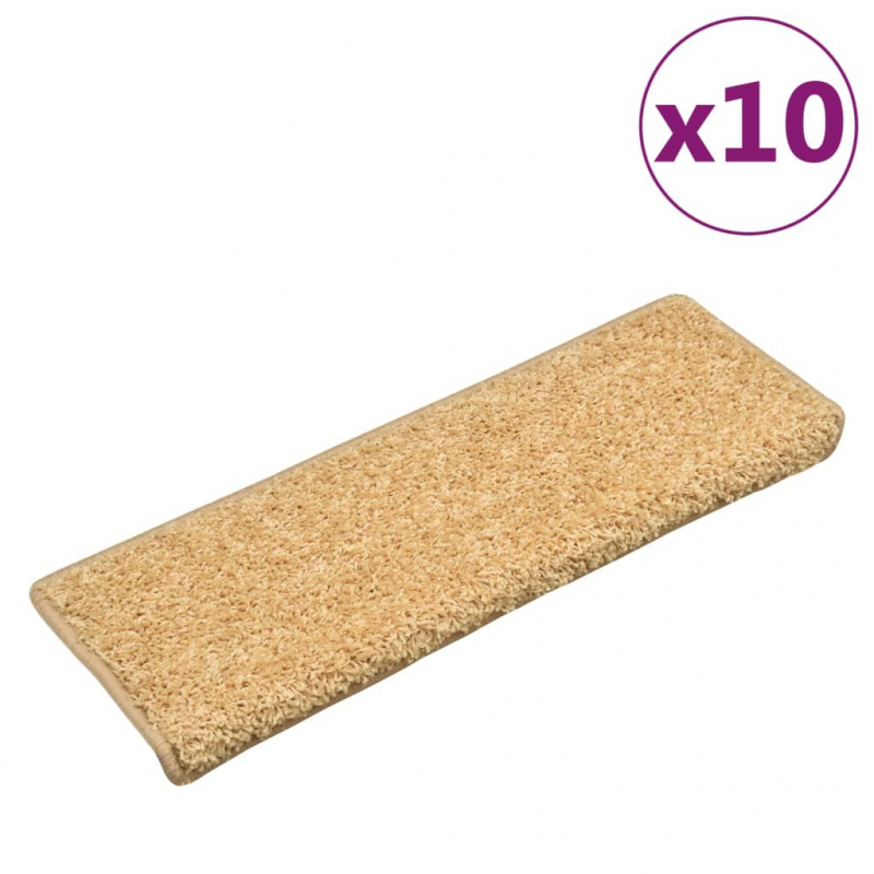 Stufenmatten 10 Stk. 65x21x4 cm Beige