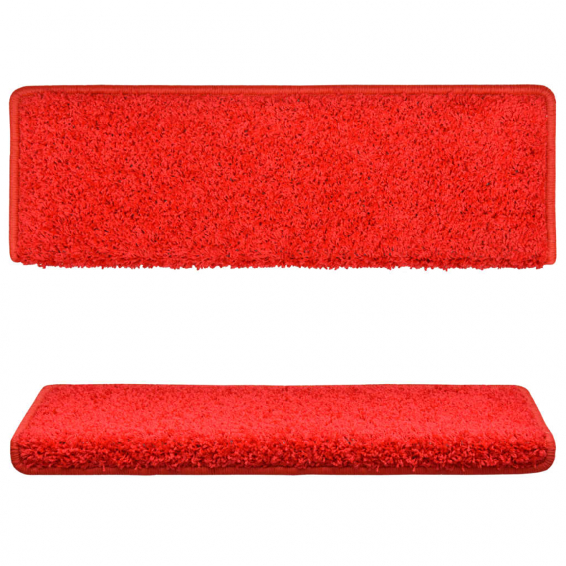 Stufenmatten 10 Stk. 65x21x4 cm Rot