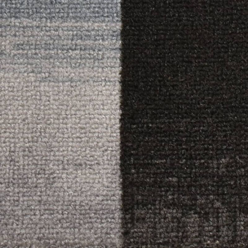 Stufenmatten Selbstklebend 5 Stk. 65x21x4 cm Schwarz Grau