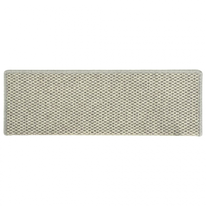 Treppenmatten Selbstklebend Sisal-Look 15 Stk 65x21x4 Grün