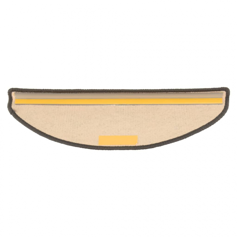 Stufenmatten Selbstklebend 15 Stk. Grau und Beige 65x21x4 cm