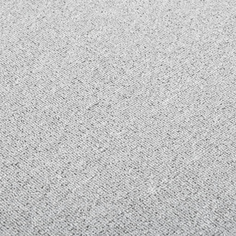 Teppichläufer Hellgrau 50x200 cm
