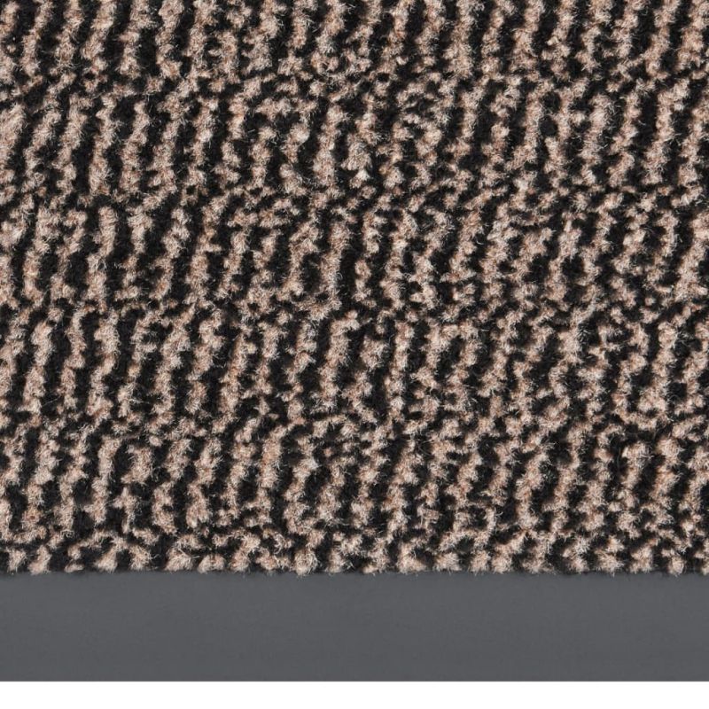 Fußmatte getuftet 80x120 cm Dunkelbraun