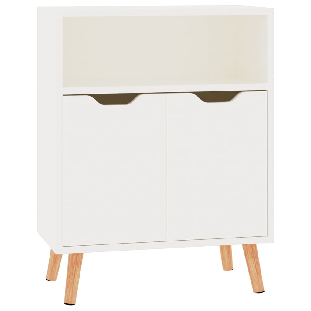 Sideboard Hochglanz-Weiß 60x30x72 cm Holzwerkstoff
