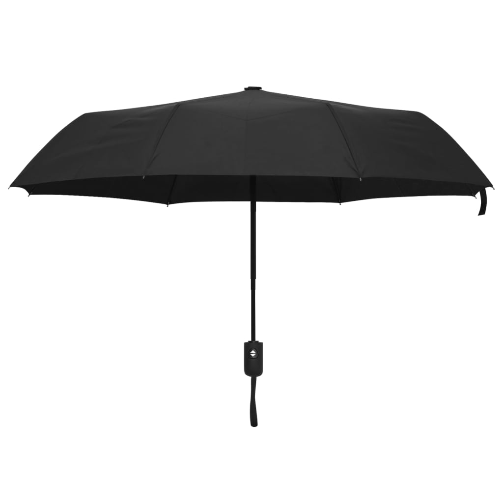 Faltbarer Regenschirm Automatisch Schwarz 95 cm