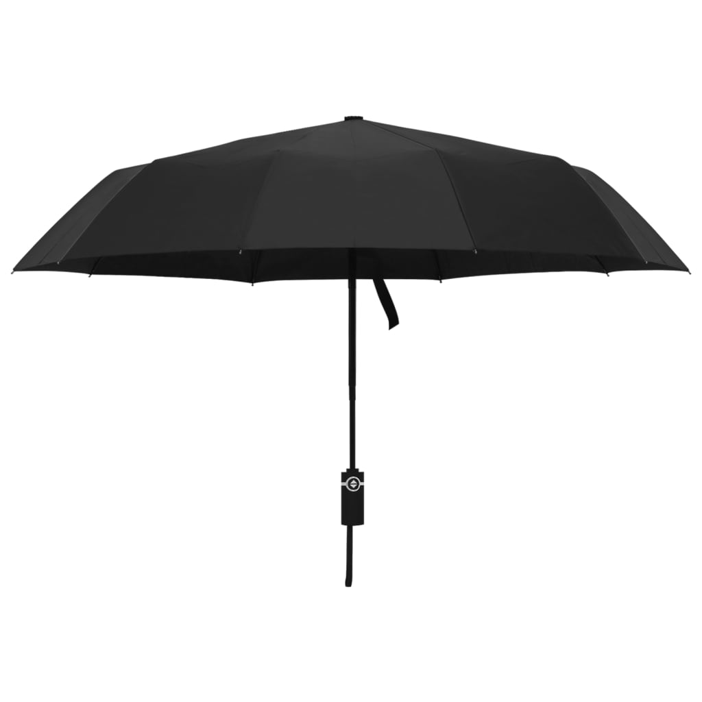 Faltbarer Regenschirm Automatisch Schwarz 104 cm