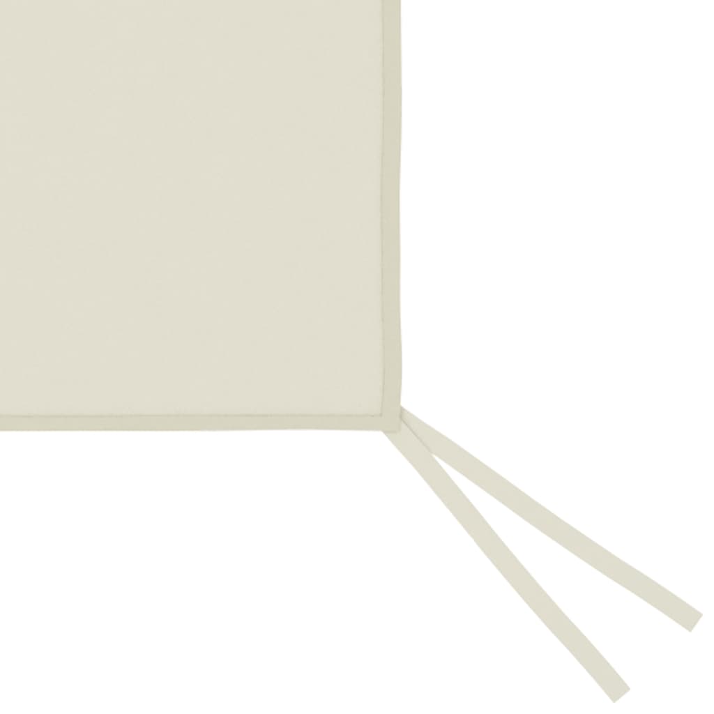 Pavillon-Seitenwand mit Fenstern 4x2 m Creme