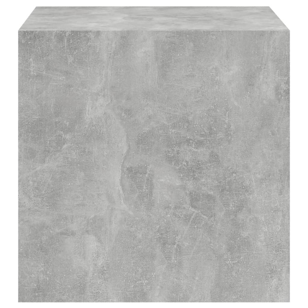 Wandschrank Betongrau 37x37x37 cm Holzwerkstoff