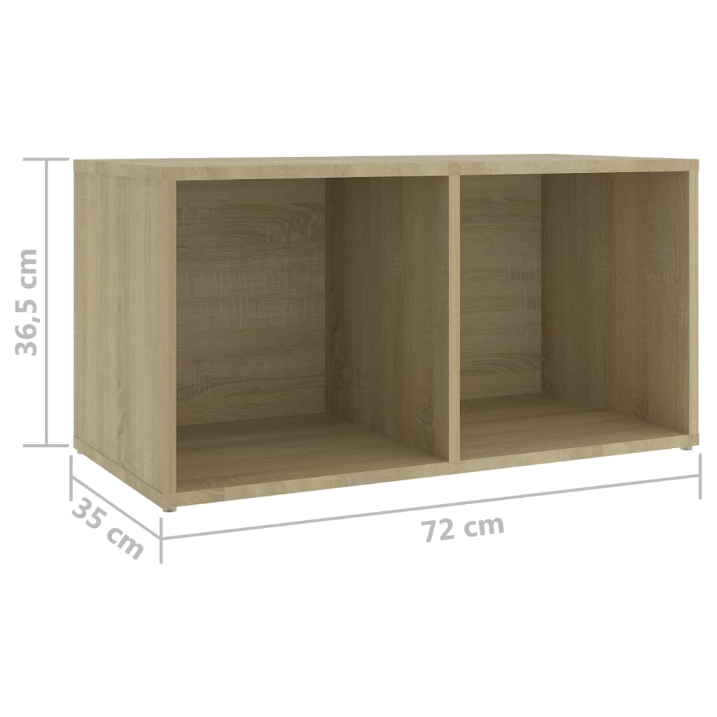 TV-Schrank Sonoma-Eiche 72x35x36,5 cm Holzwerkstoff