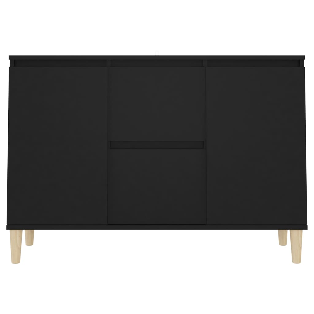 Sideboard Schwarz 101x35x70 cm Holzwerkstoff