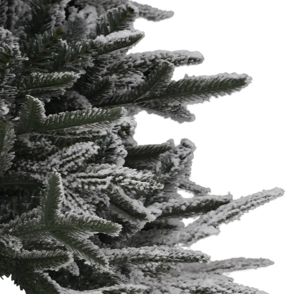 Künstlicher Weihnachtsbaum Beschneit Grün 210 cm PVC PE