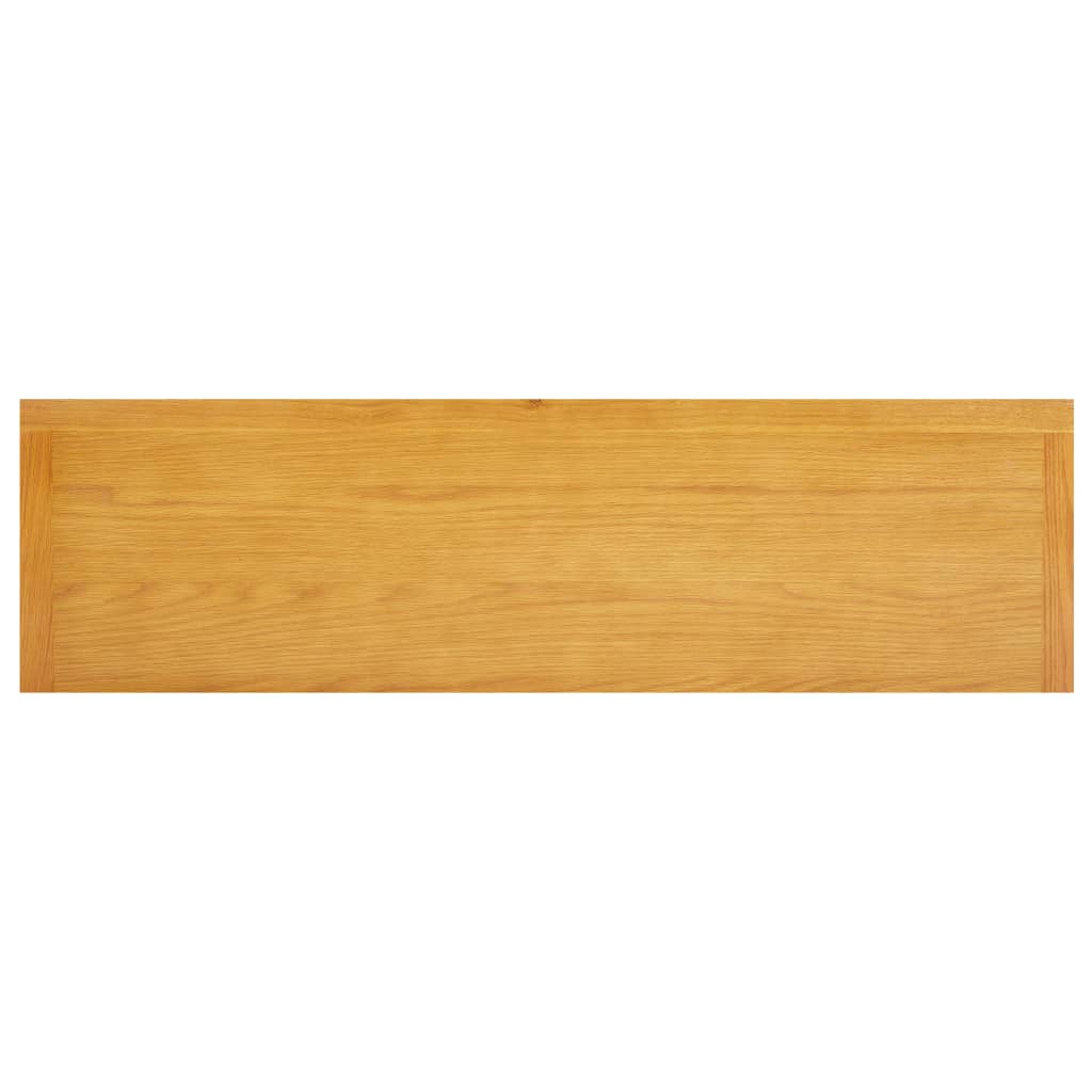 TV-Schrank 110x35x44 cm Massivholz Eiche