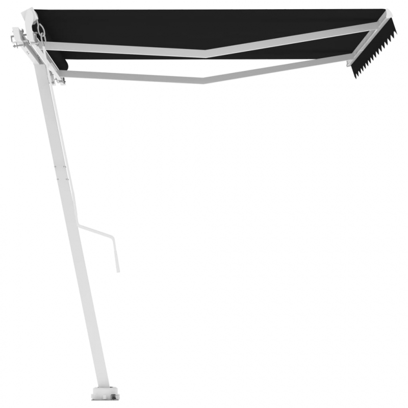 Standmarkise Manuell Einziehbar 350x250 cm Anthrazit