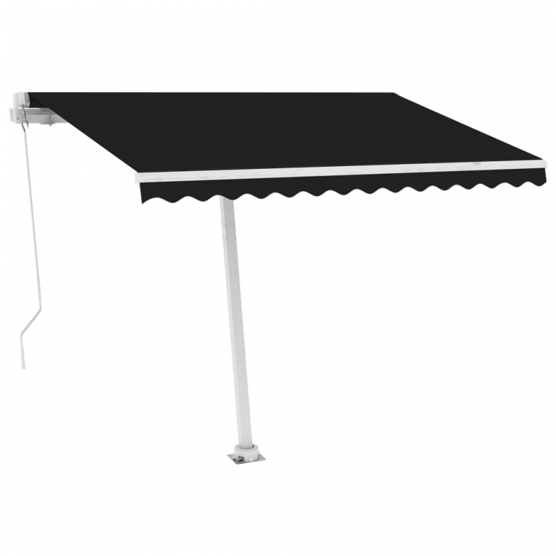 Standmarkise Manuell Einziehbar 350x250 cm Anthrazit