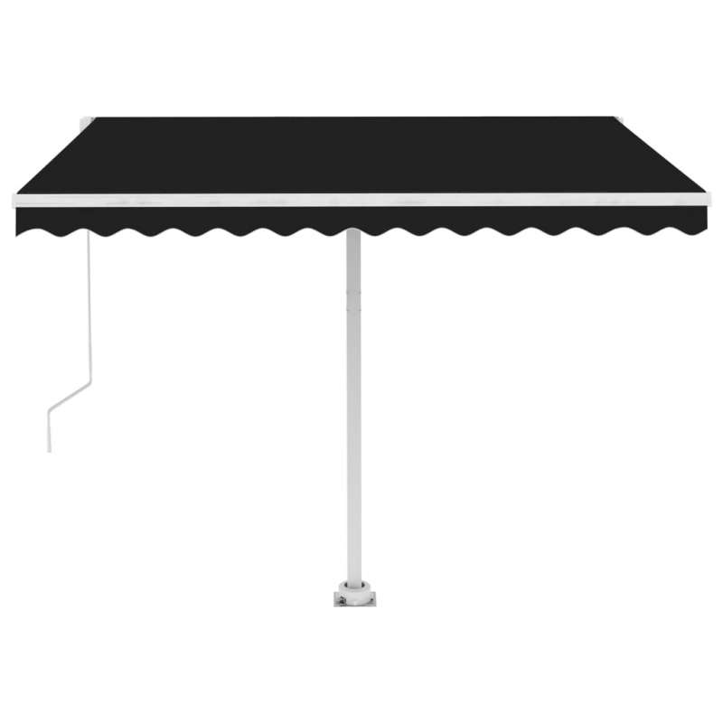 Standmarkise Manuell Einziehbar 350x250 cm Anthrazit