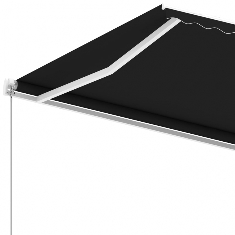 Standmarkise Manuell Einziehbar 350x250 cm Anthrazit