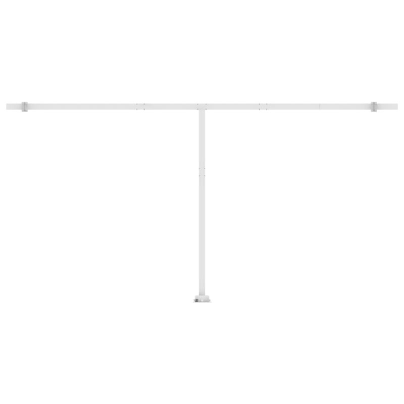 Standmarkise Manuell Einziehbar 600x350 cm Blau/Weiß
