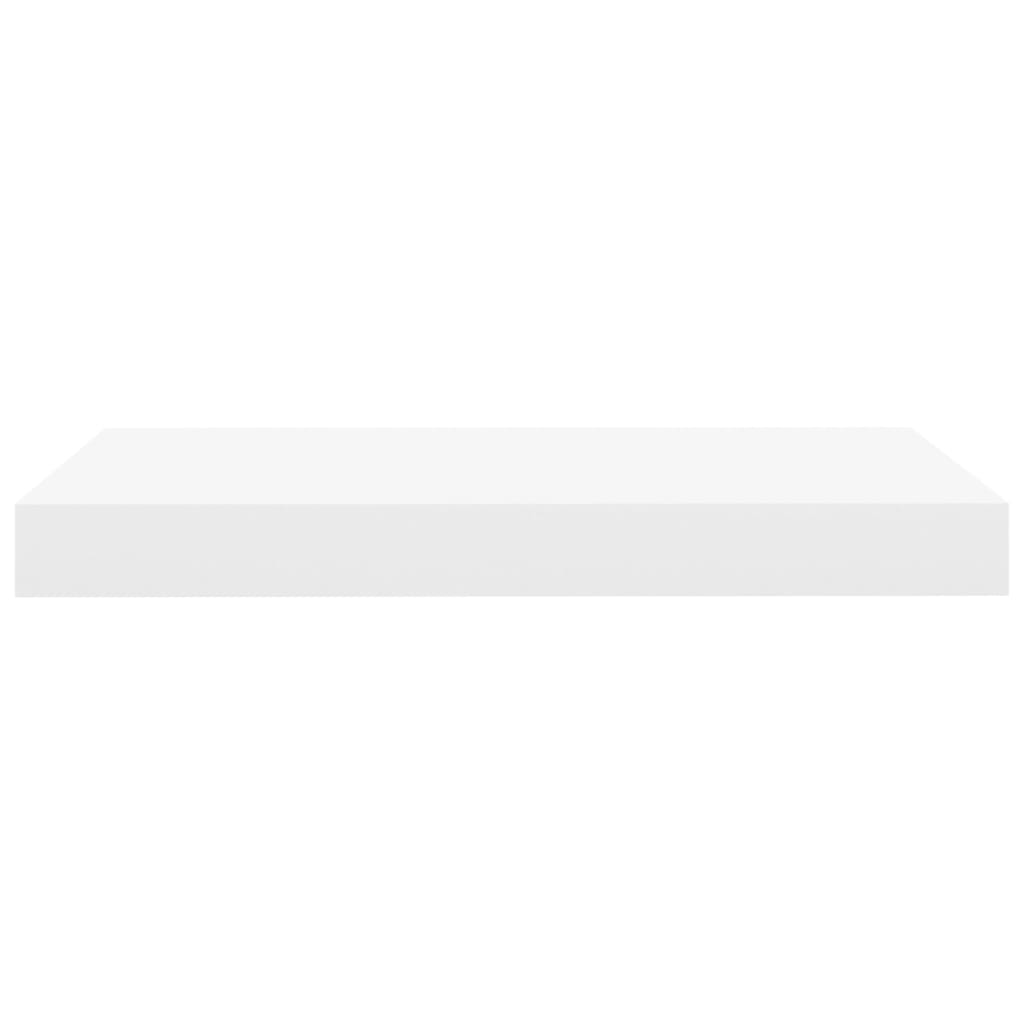 Schweberegal Eichenoptik und Weiß 40x23x3,8 cm MDF