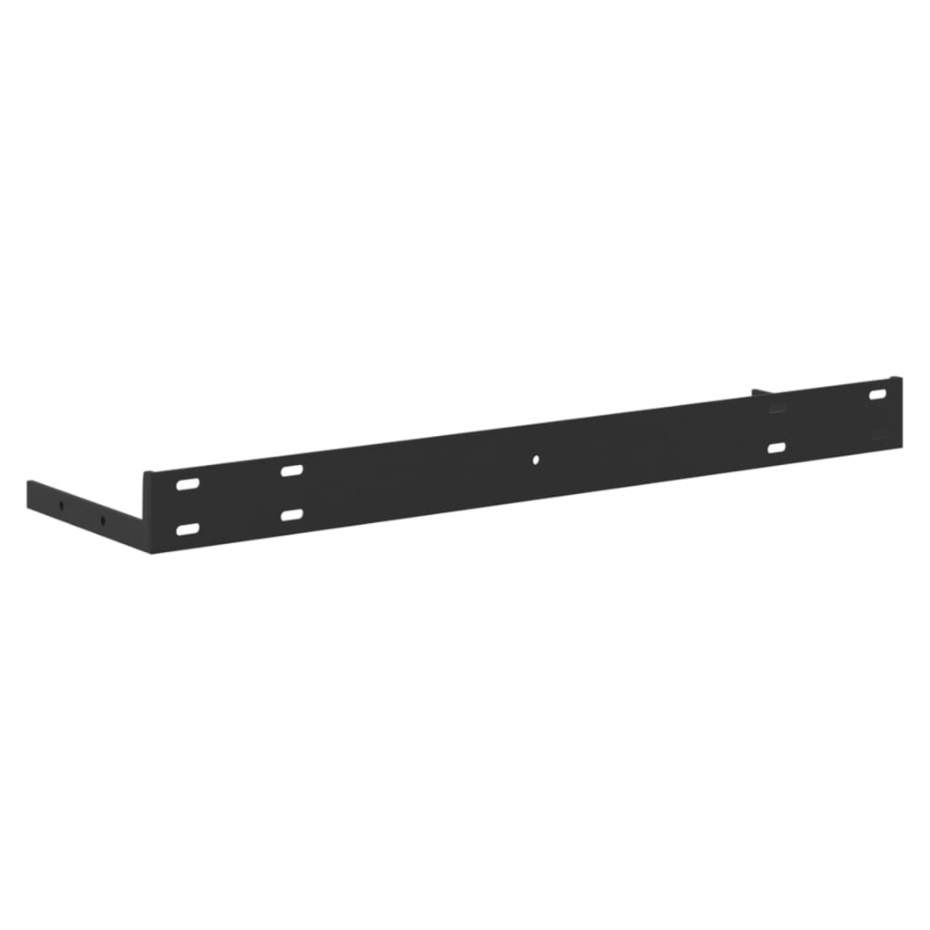 Schweberegal Eichen-Optik und Weiß 50x23x3,8 cm MDF