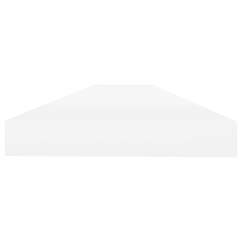 Schweberegal Eichenoptik und Weiß 90x23,5x3,8 cm MDF