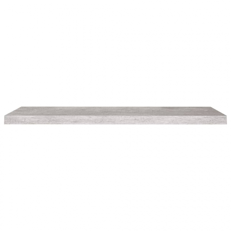 Schweberegale 2 Stk. Betongrau 90x23,5x3,8 cm MDF