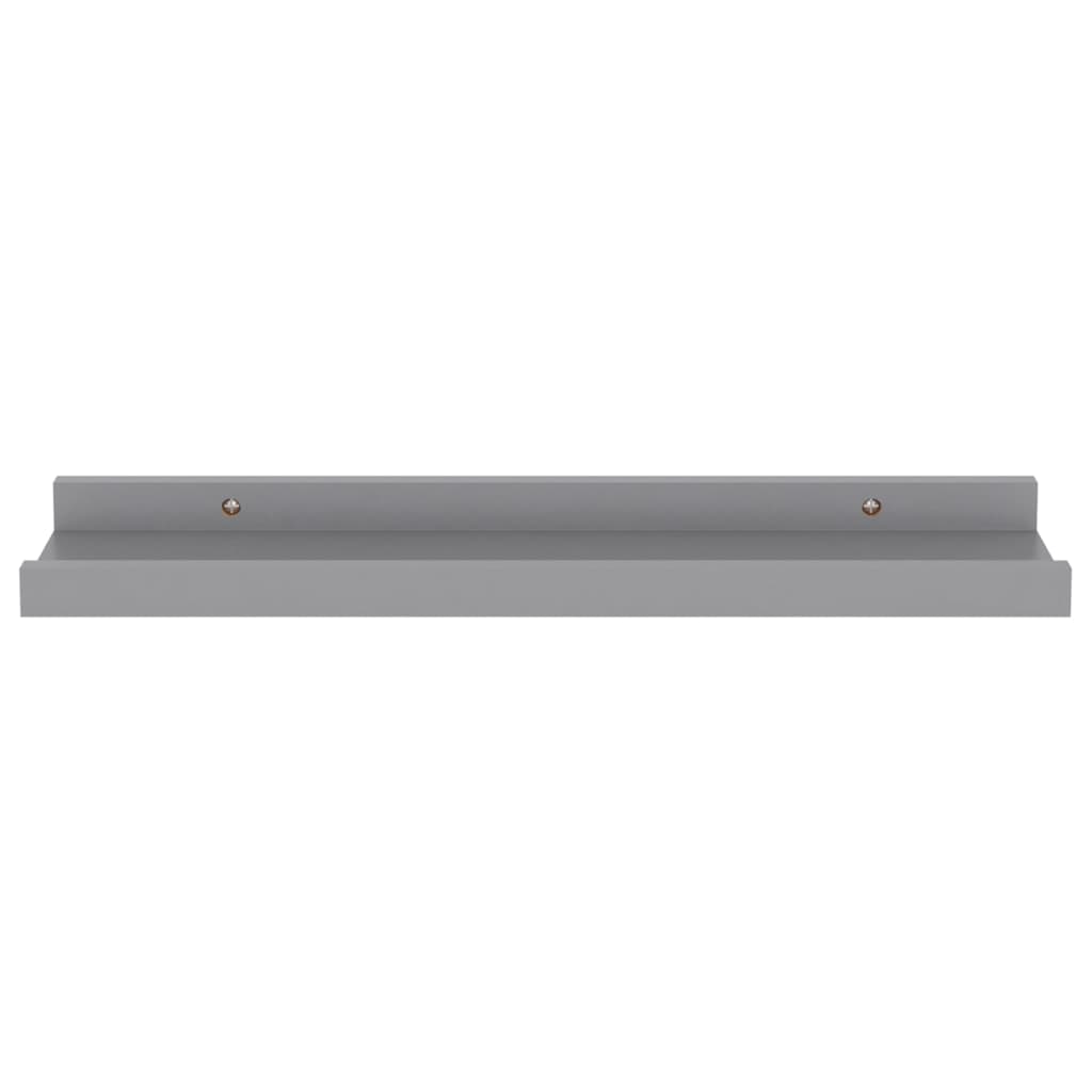 Wandregale 4 Stk. Grau 40x9x3 cm
