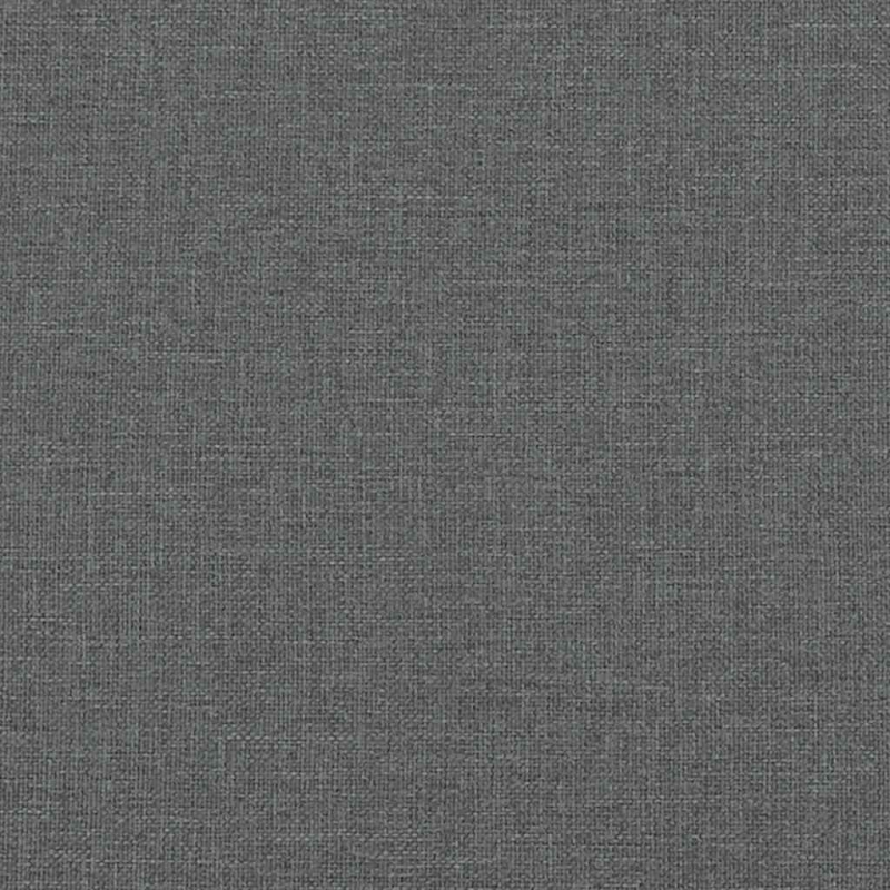 Schaukelsessel mit Hocker Dunkelgrau Stoff