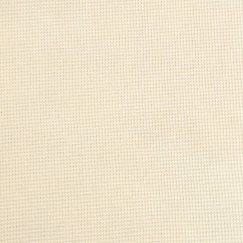 Schaukelsessel mit Hocker Creme Stoff