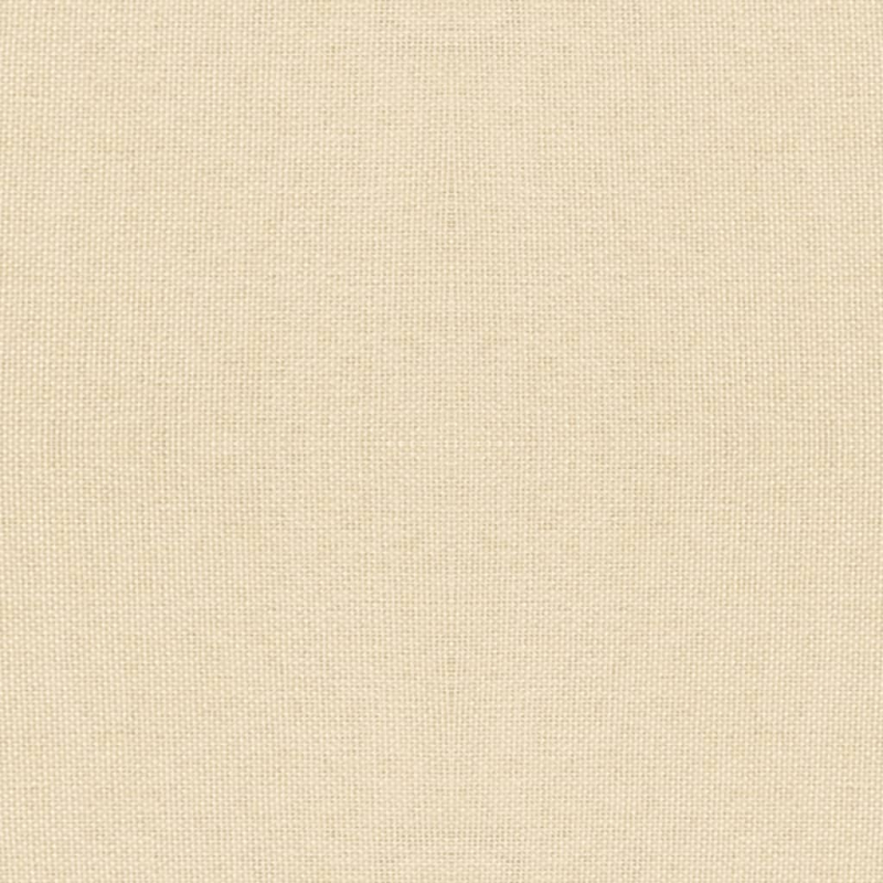Hocker mit Holzbeinen Creme Stoff