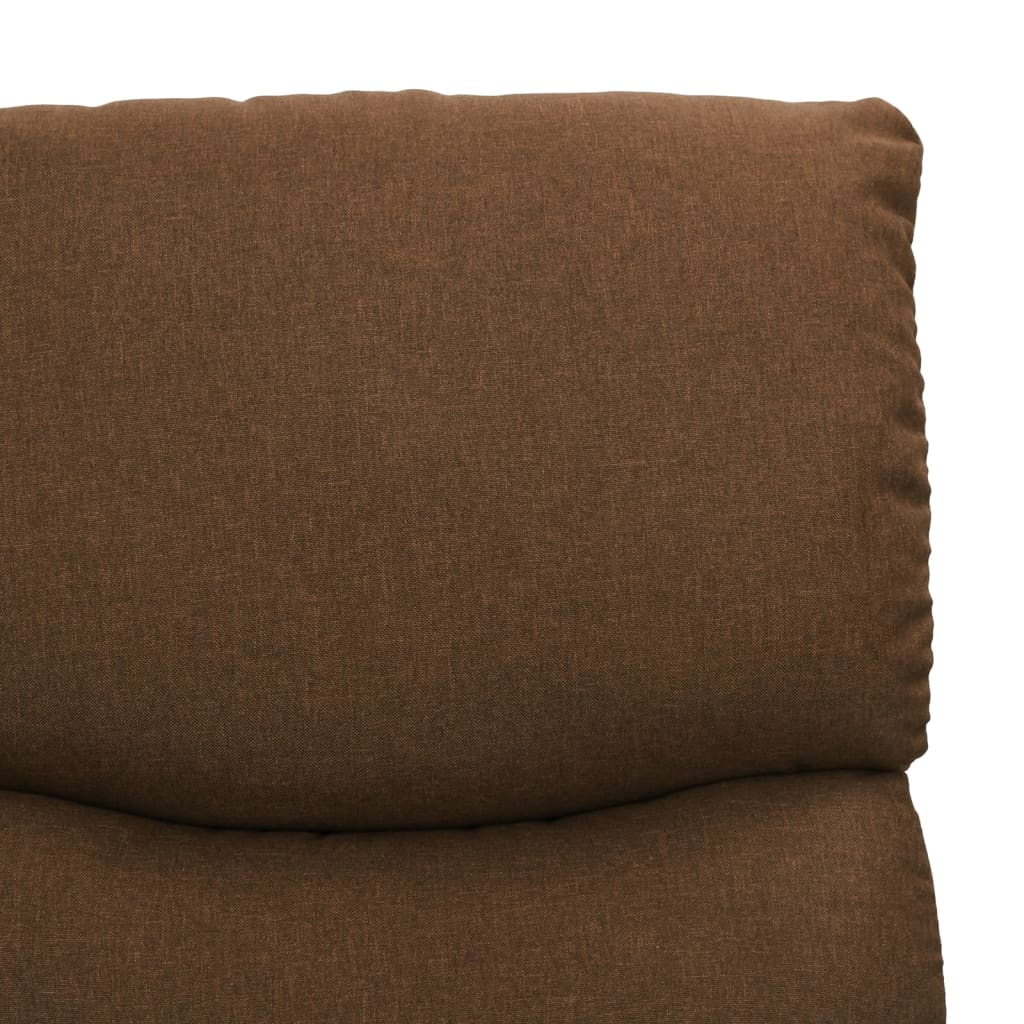 Aufstehsessel Braun Stoff