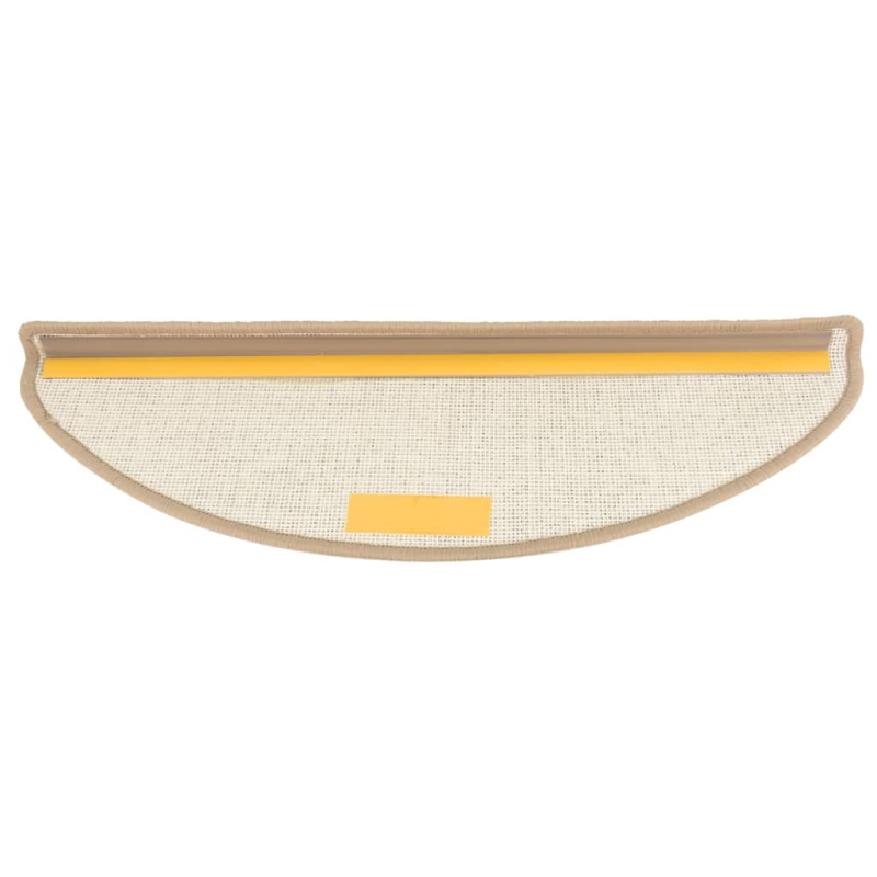 Treppenmatten 15 Stk. Grau und Braun 65x21x4 cm