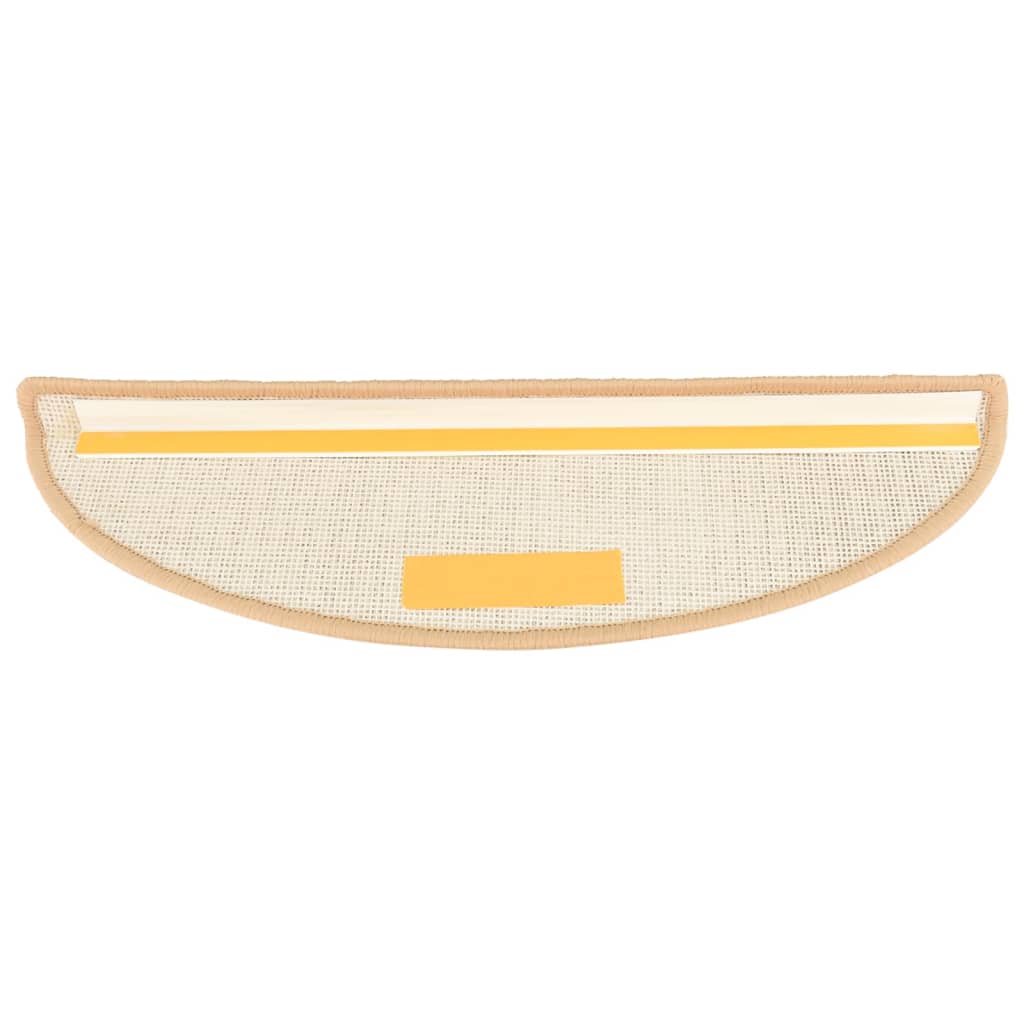 Treppenmatten 15 Stk. Creme 65x21x4 cm