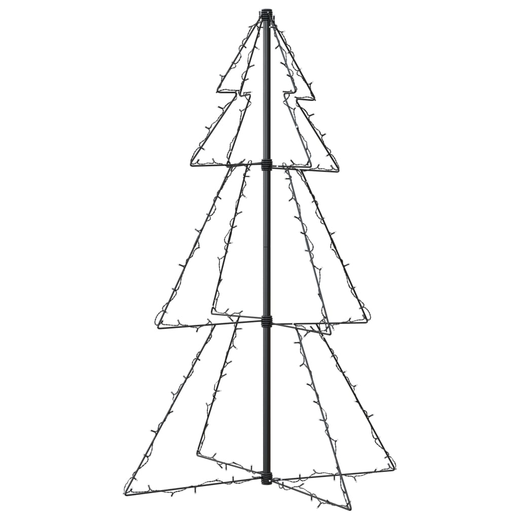 Weihnachtsbaum in Kegelform 160 LEDs Indoor & Outdoor 78x120 cm