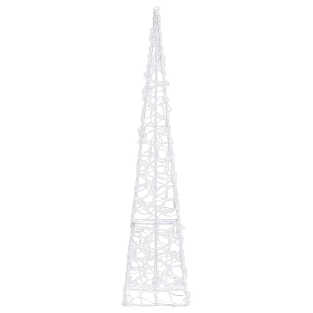 LED-Leuchtkegel Acryl Deko Blau 90 cm