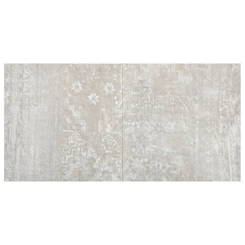 PVC-Fliesen Selbstklebend 20 Stk. 1,86 m² Hellgrau