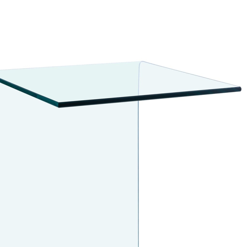 Beistelltisch 40x40x60 cm Hartglas
