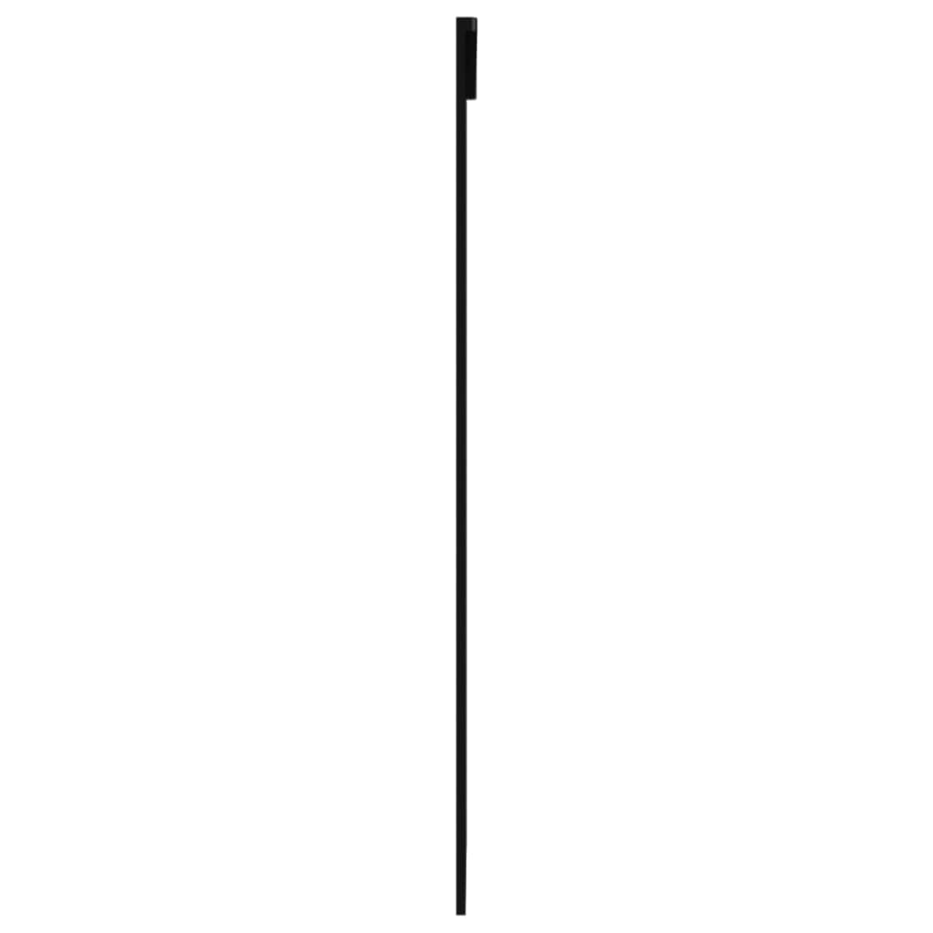 Schiebetür ESG-Glas und Aluminium 102x205 cm Schwarz