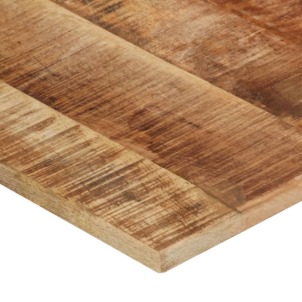 Tischplatte 120x60x(1,5-1,6) cm Raues Mangoholz