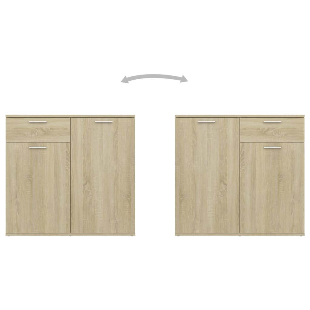 Sideboard Sonoma-Eiche 160x36x75 cm Holzwerkstoff