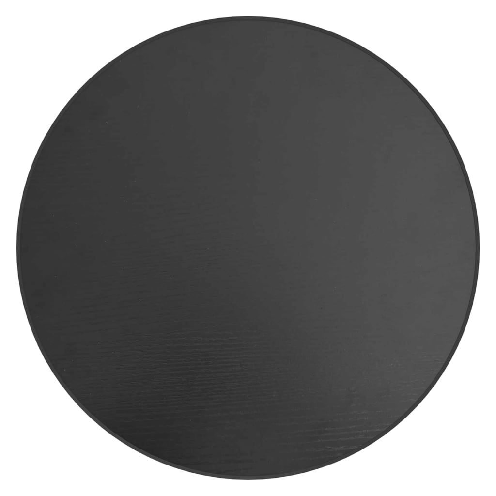 Beistelltisch Schwarz Ø35 cm MDF