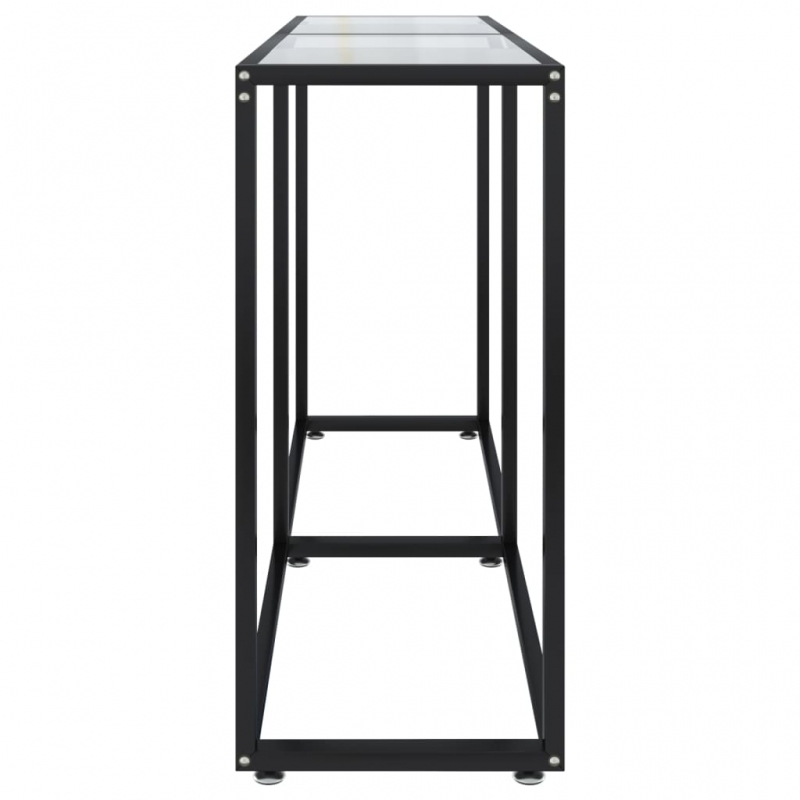 Konsolentisch Transparent 140x35x75,5 cm Hartglas