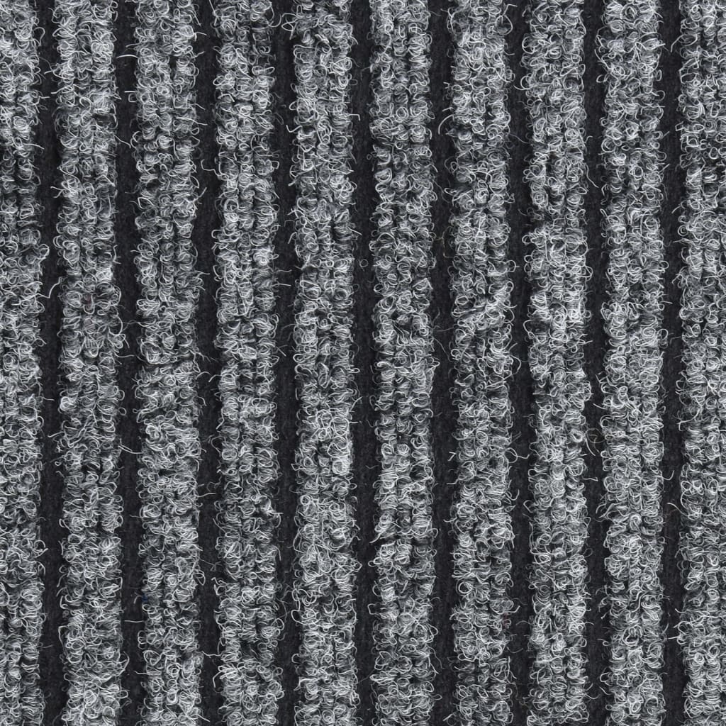 Fußmatte Gestreift Grau 60x80 cm