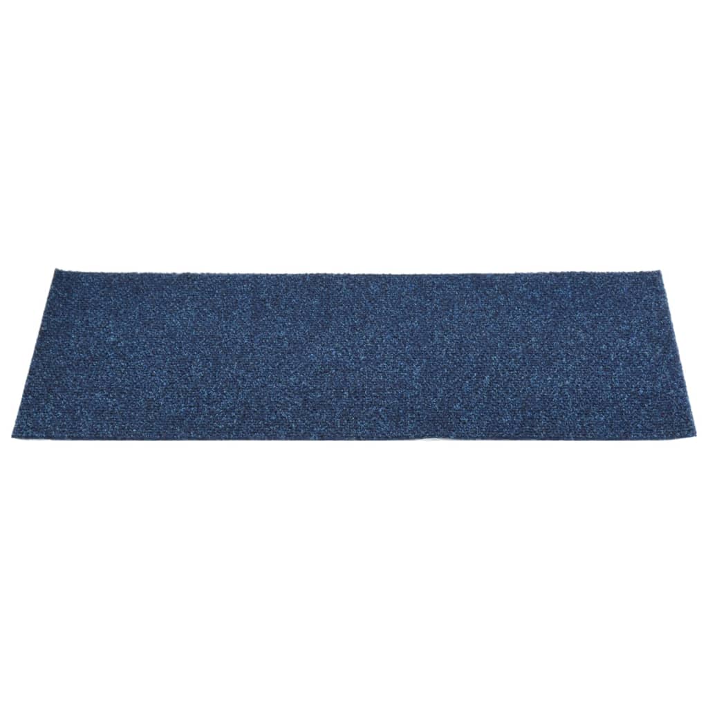 Selbstklebende Treppenmatten 15 Stk. Rechteckig 60x25 cm Blau